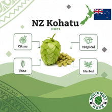 Kohatu® Hop Pellets 2025 – New Zealand Tropical & Pine Aroma Hops